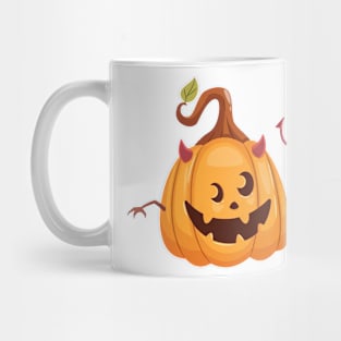 evil pumpkins Mug